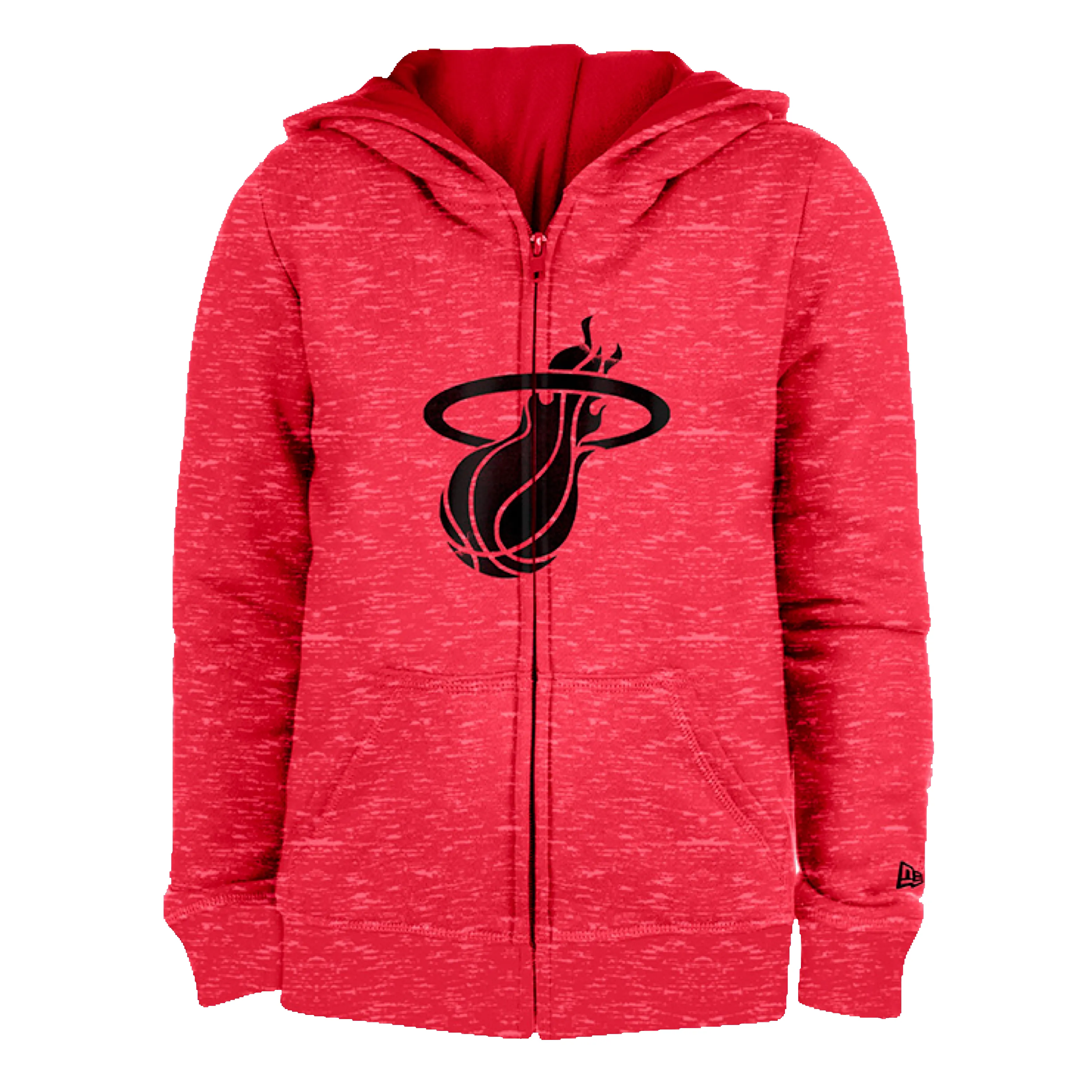New Era HEAT Culture: Blood Red Logo Youth Hoodie sold by Miami Heat Store