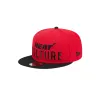New Era HEAT Culture: Blood Red Wordmark Youth Snapback sold by Miami Heat Store