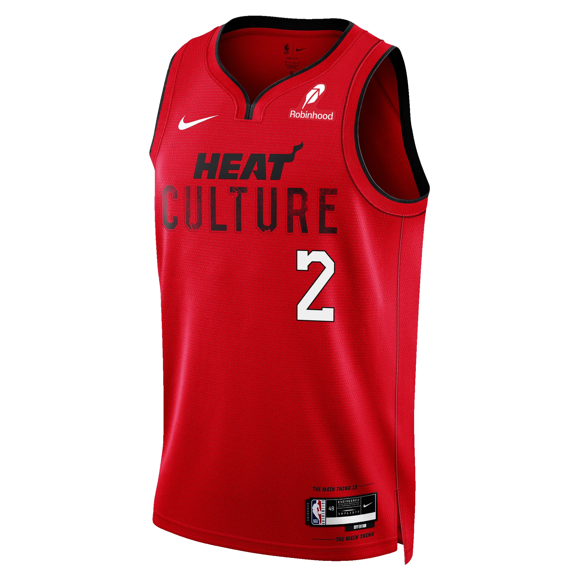 Terry Rozier III Nike HEAT Culture: Blood Red Youth Swingman Jersey sold by Miami Heat Store