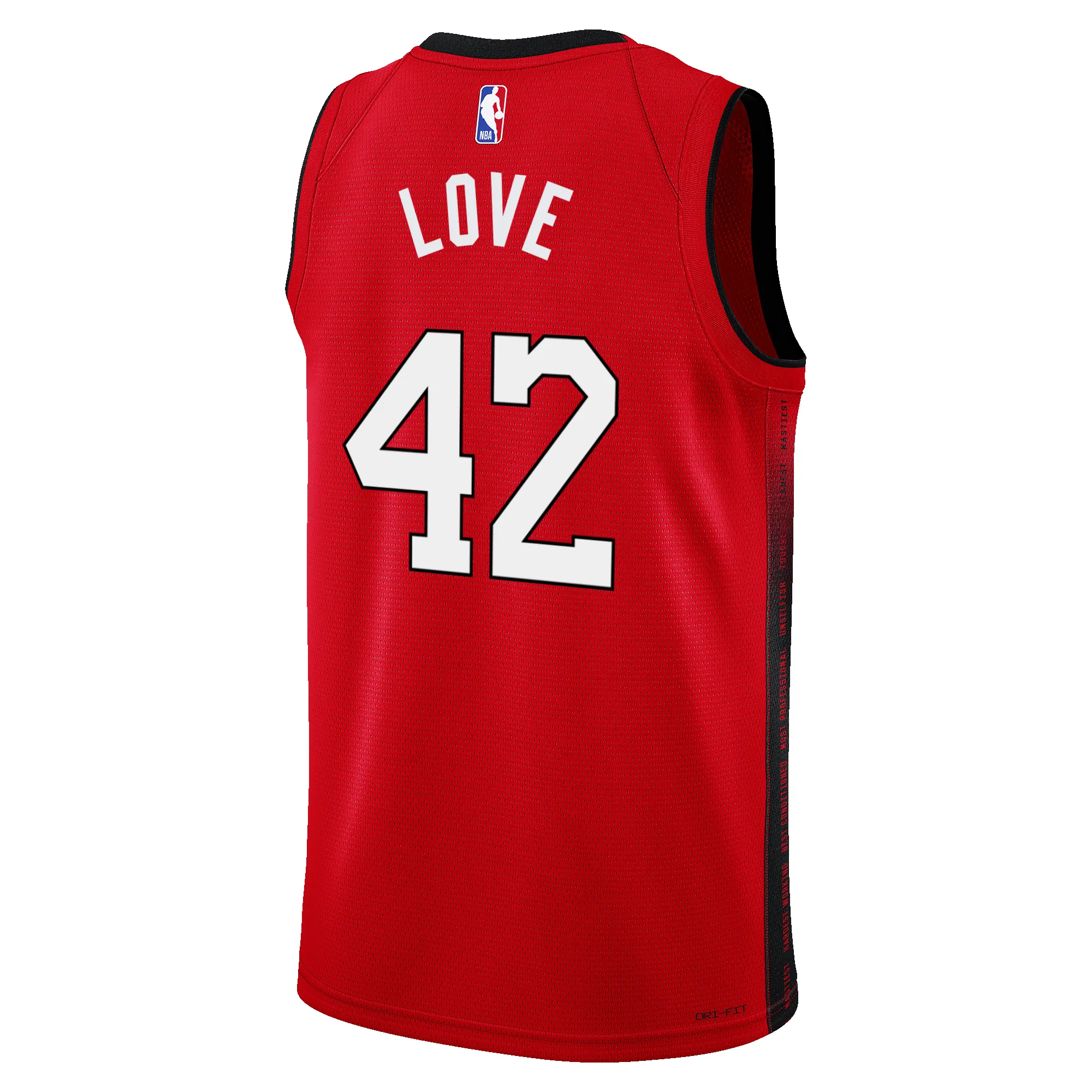 Kevin Love Nike HEAT Culture: Blood Red Youth Swingman Jersey sold by Miami Heat Store product image thumbnail 2