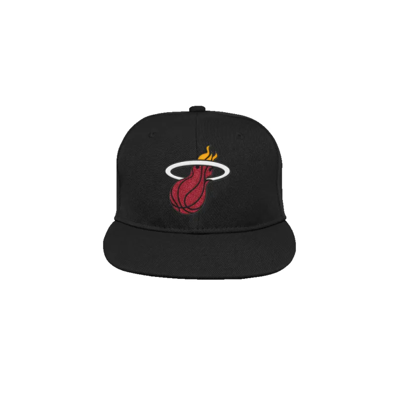 Miami HEAT Flatbrim Logo Youth Snapback sold by Miami Heat Store