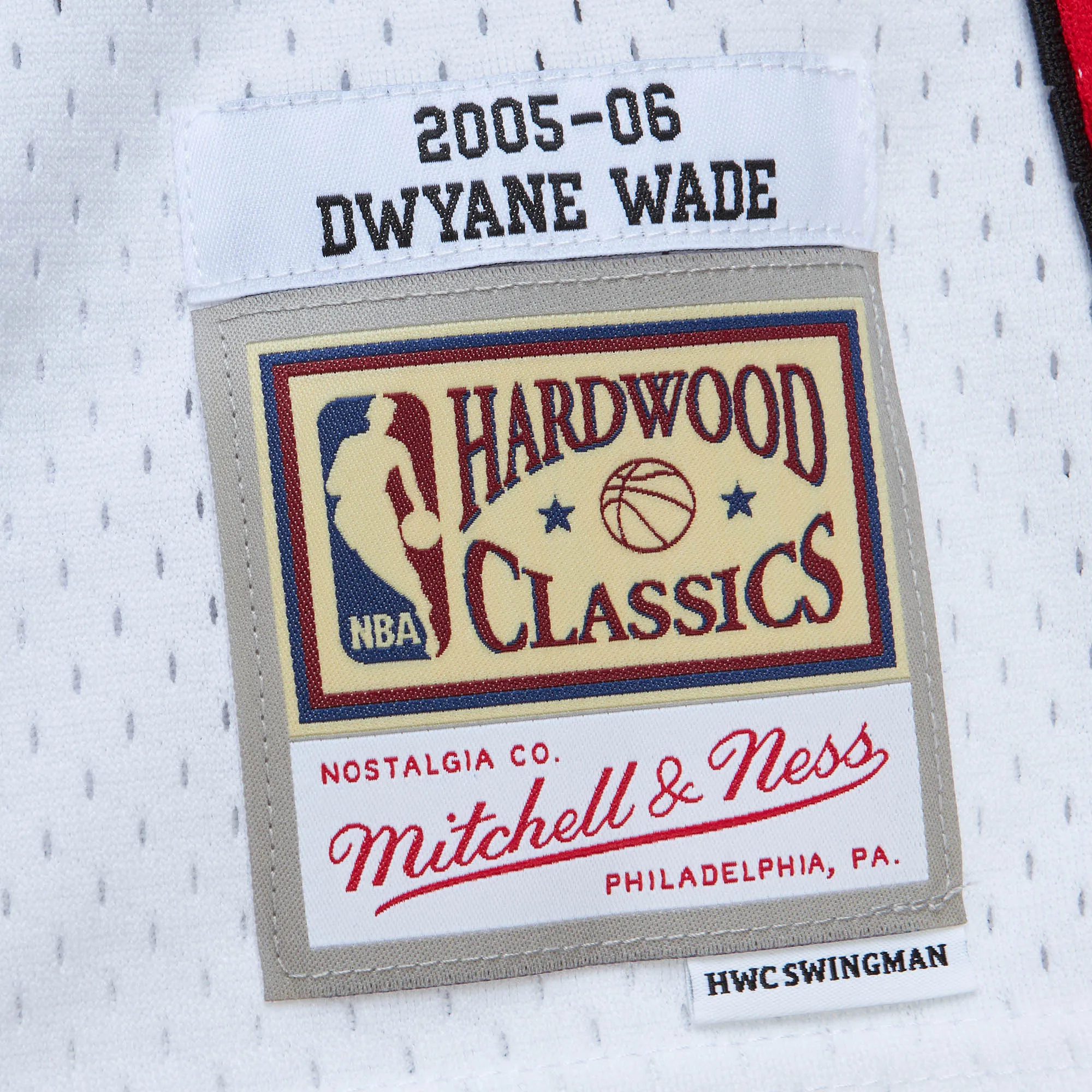Dwyane Wade Mitchell & Ness Miami HEAT 2005-06 Youth Swingman Jersey sold by Miami Heat Store product image thumbnail 4