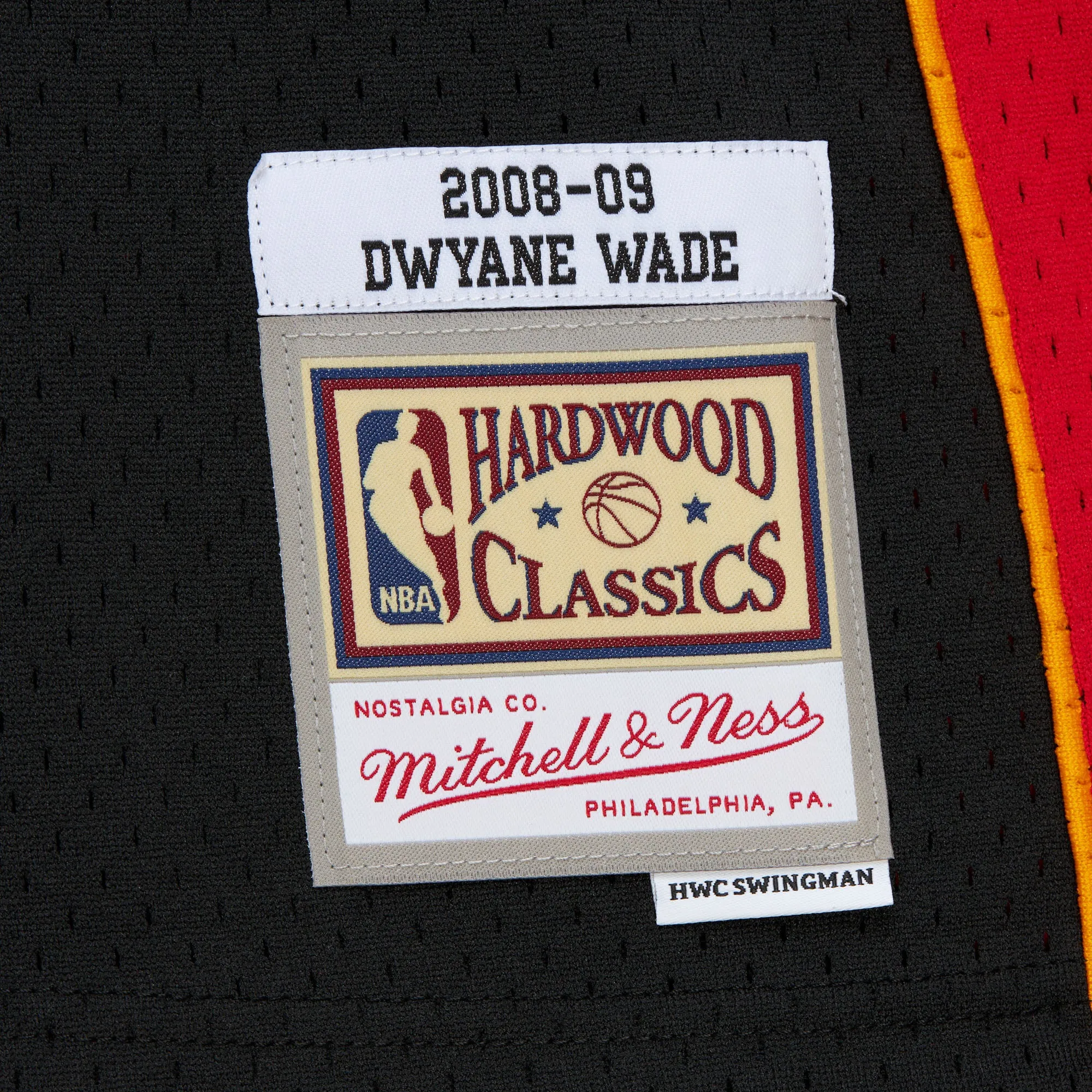 Dwyane Wade Mitchell & Ness 2008-09 EL HEAT Youth Swingman Jersey sold by Miami Heat Store product image thumbnail 4