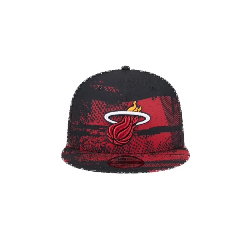 New Era Miami HEAT 2024 Tipoff Logo Youth Snapback sold by Miami Heat Store
