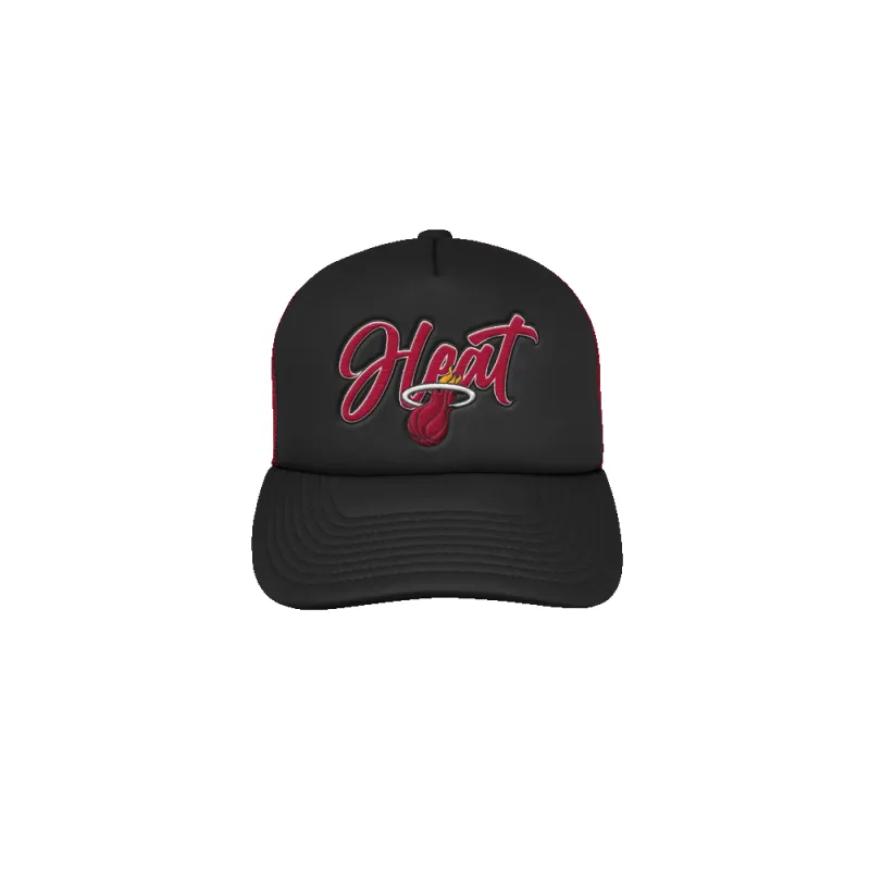 Miami HEAT Foam Front Youth Trucker Snapback sold by Miami Heat Store