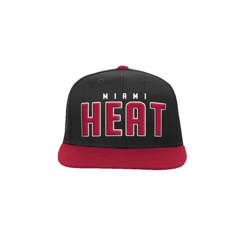 Miami HEAT Lockup Youth Snapback sold by Miami Heat Store