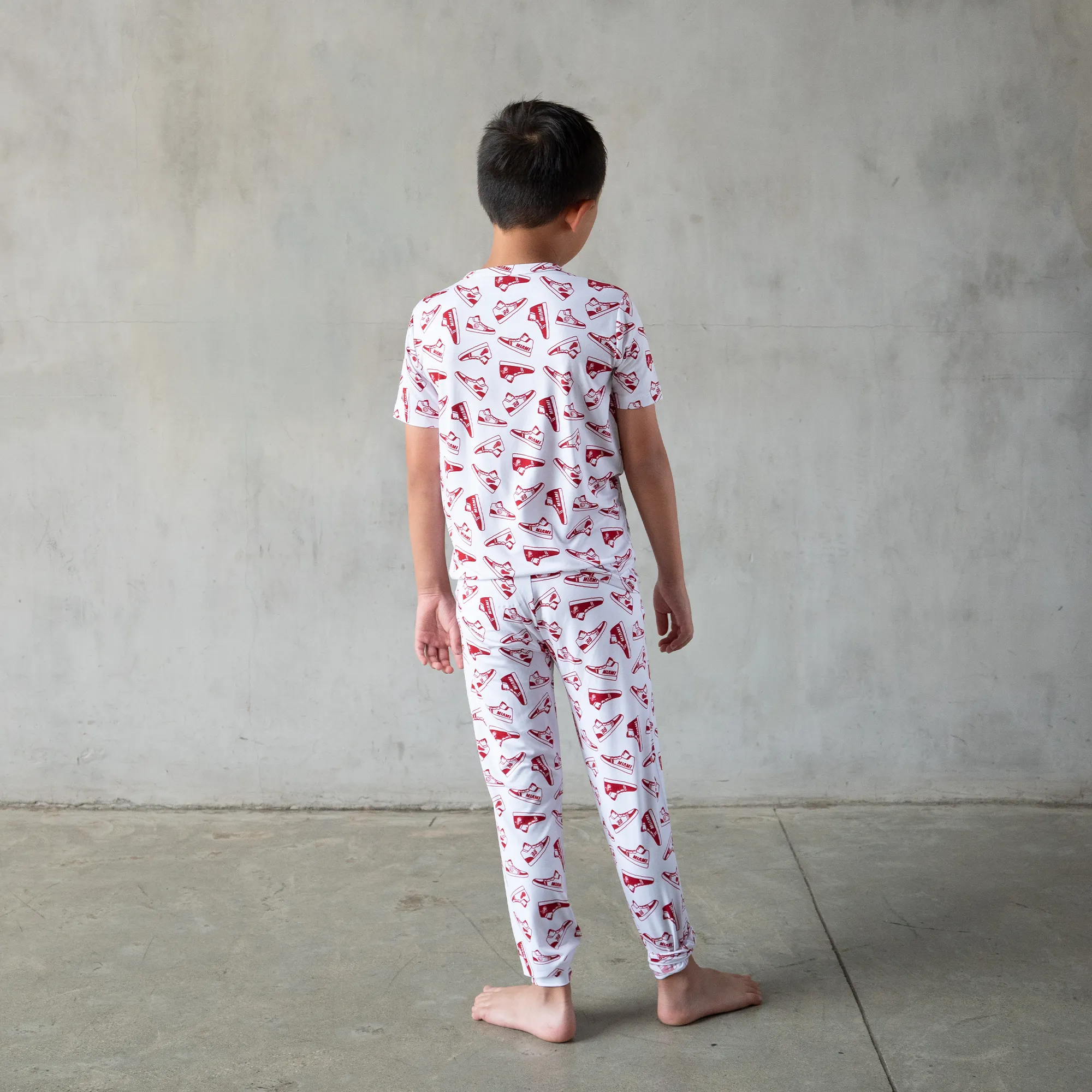 Court Culture X Everyday Leisure Sneakers Short Sleeve PJ Set sold by Miami Heat Store product image thumbnail 2