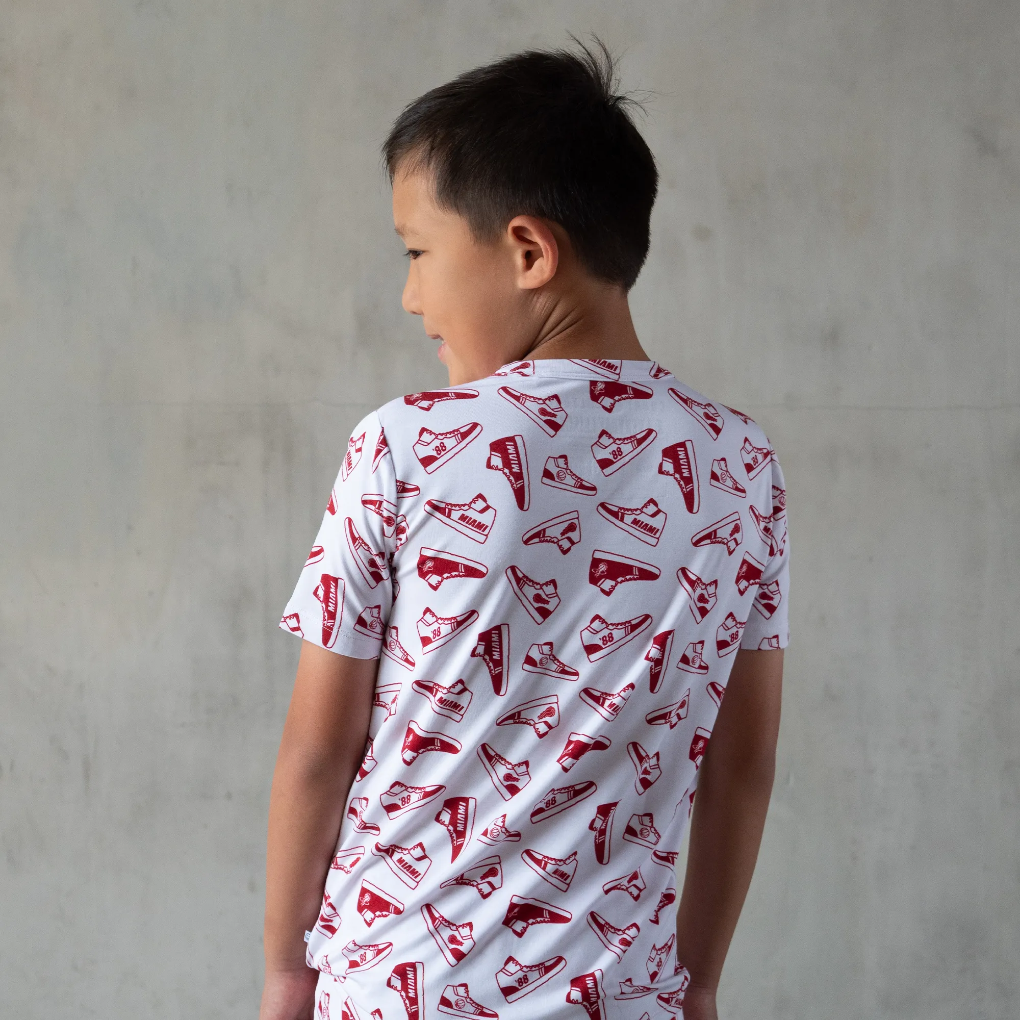 Court Culture X Everyday Leisure Sneakers Short Sleeve PJ Set sold by Miami Heat Store product image thumbnail 4