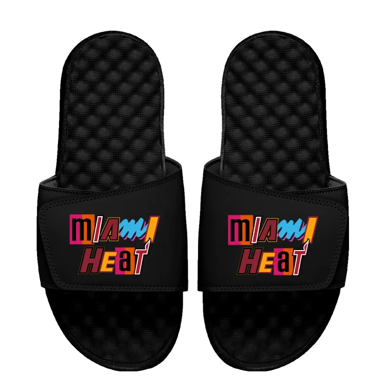 Islide Miami HEAT Mashup Wordmark Sandals sold by Miami Heat Store