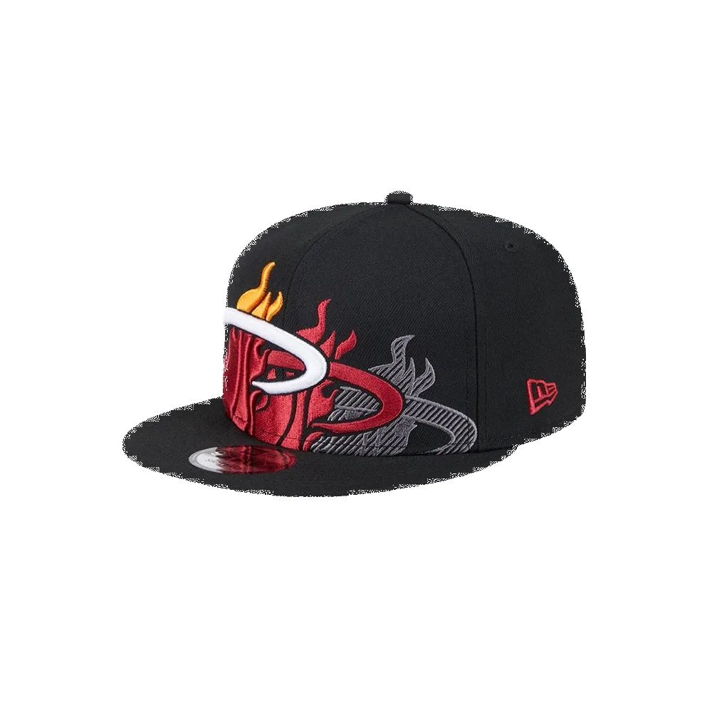 New Era Miami HEAT Team Shadow Youth Snapback sold by Miami Heat Store product image thumbnail 3