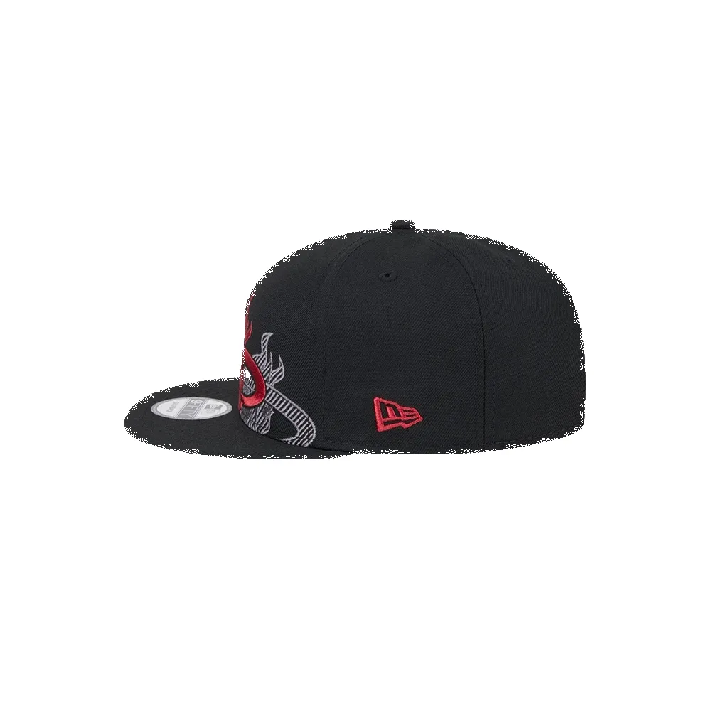 New Era Miami HEAT Team Shadow Youth Snapback sold by Miami Heat Store product image thumbnail 4