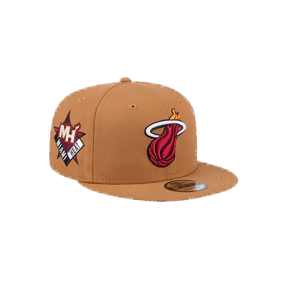 New Era Miami HEAT Khaki Color Pack Youth Hat sold by Miami Heat Store product image thumbnail 3