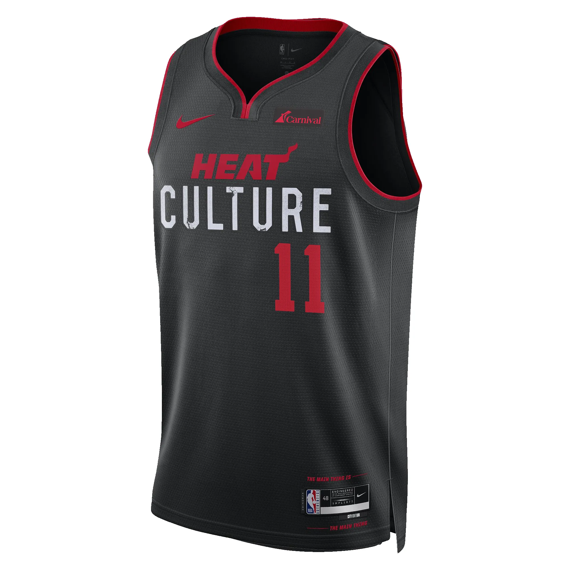 Jaime Jaquez Jr. Nike HEAT Culture Youth Swingman Jersey sold by Miami Heat Store