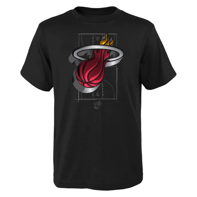 Miami HEAT 3D Logo Youth Tee sold by Miami Heat Store