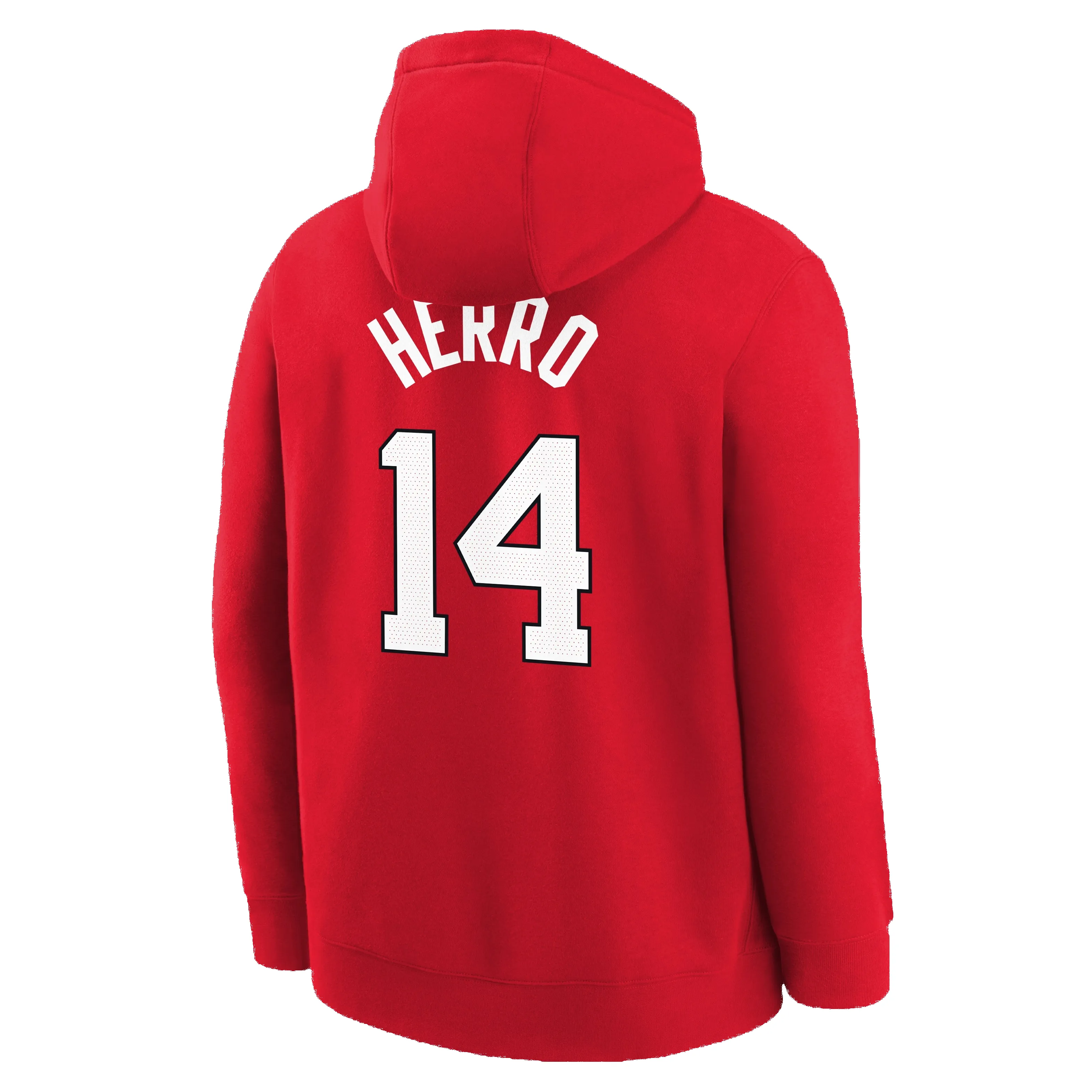 Tyler Herro Nike HEAT Culture: Blood Red Name & Number Youth Hoodie sold by Miami Heat Store product image thumbnail 2