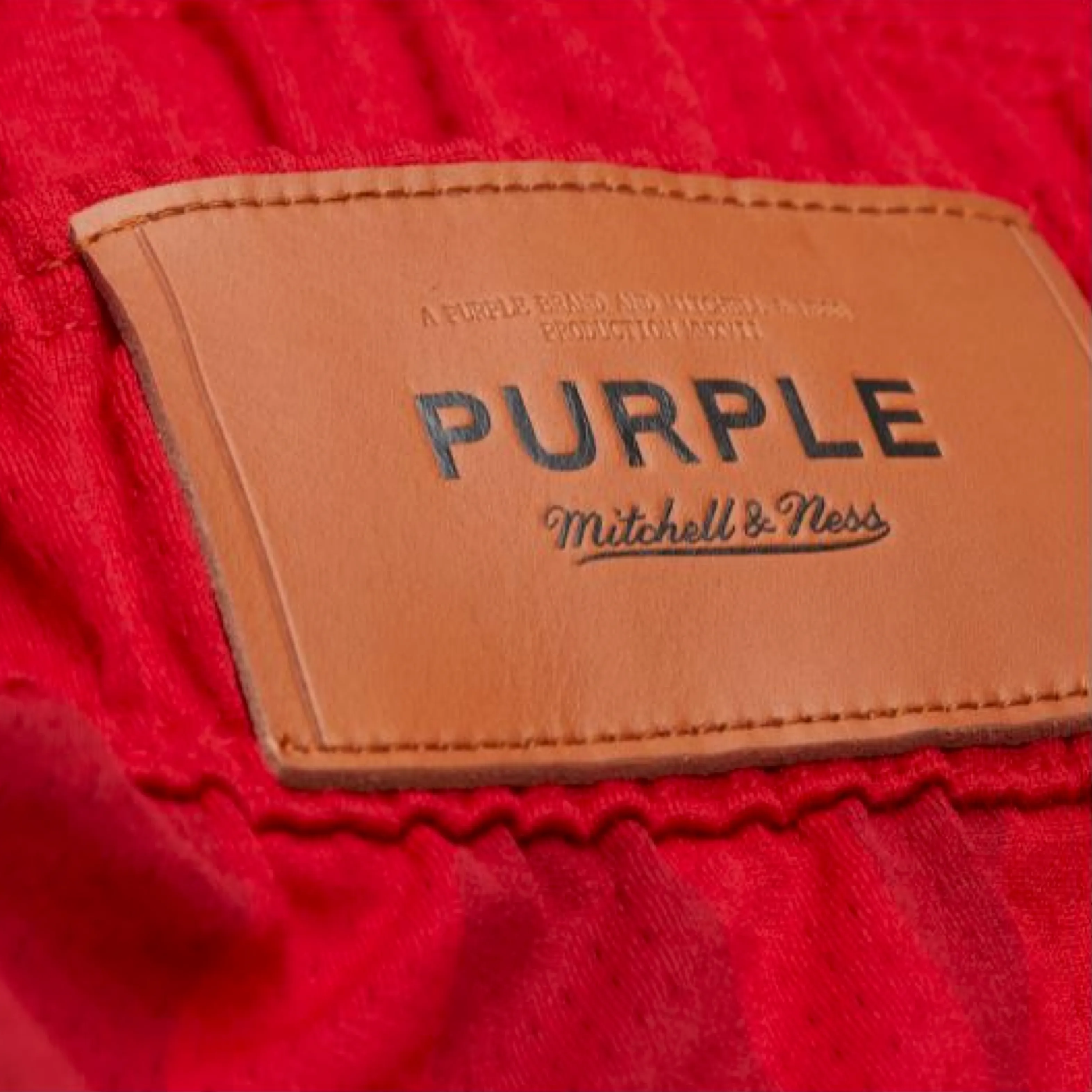 Mitchell & Ness x Purple Brand Miami HEAT Mesh Shorts sold by Miami Heat Store product image thumbnail 3