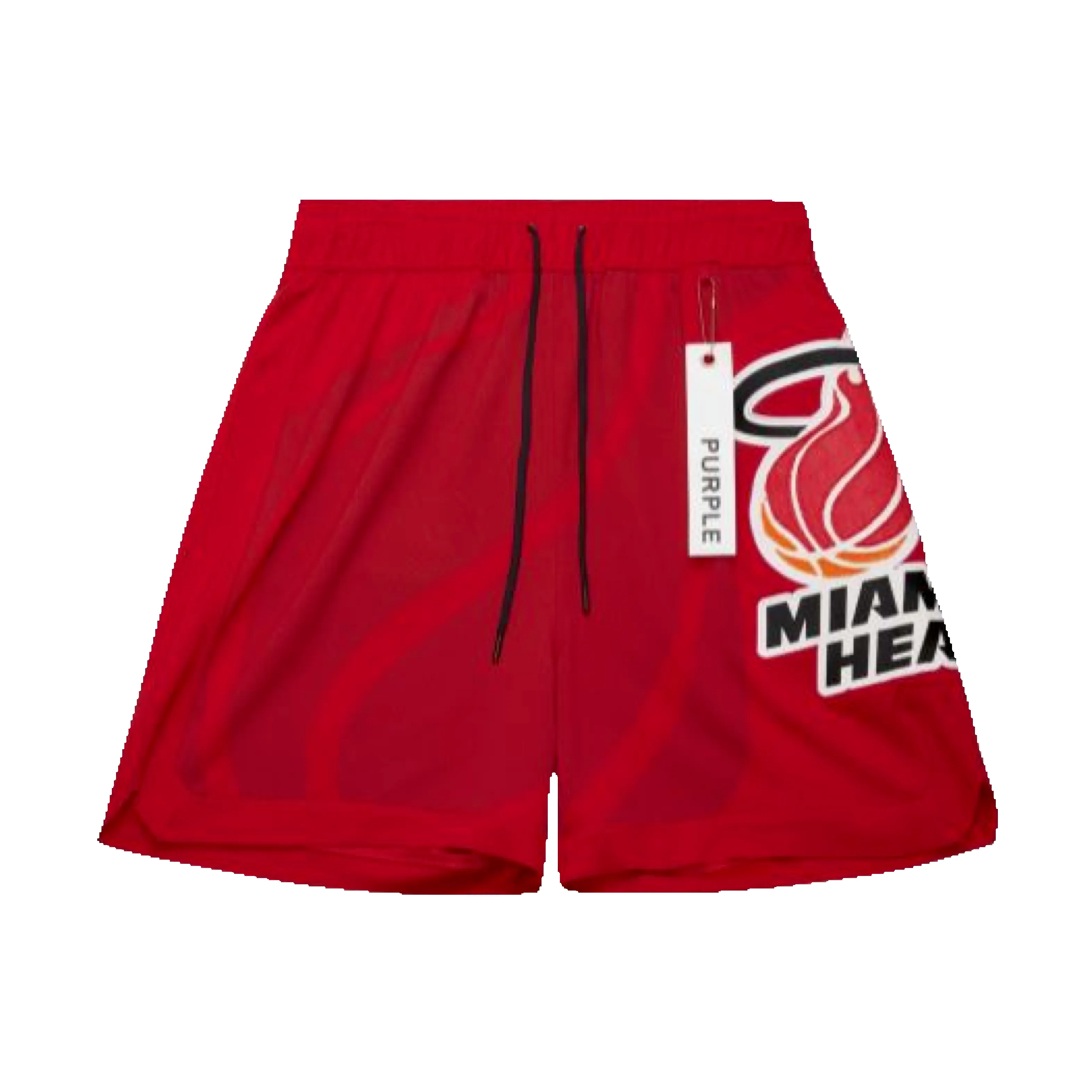 Mitchell & Ness x Purple Brand Miami HEAT Mesh Shorts sold by Miami Heat Store