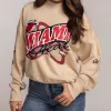 Qoreware Miami HEAT Mockneck Women's Crewneck sold by Miami Heat Store