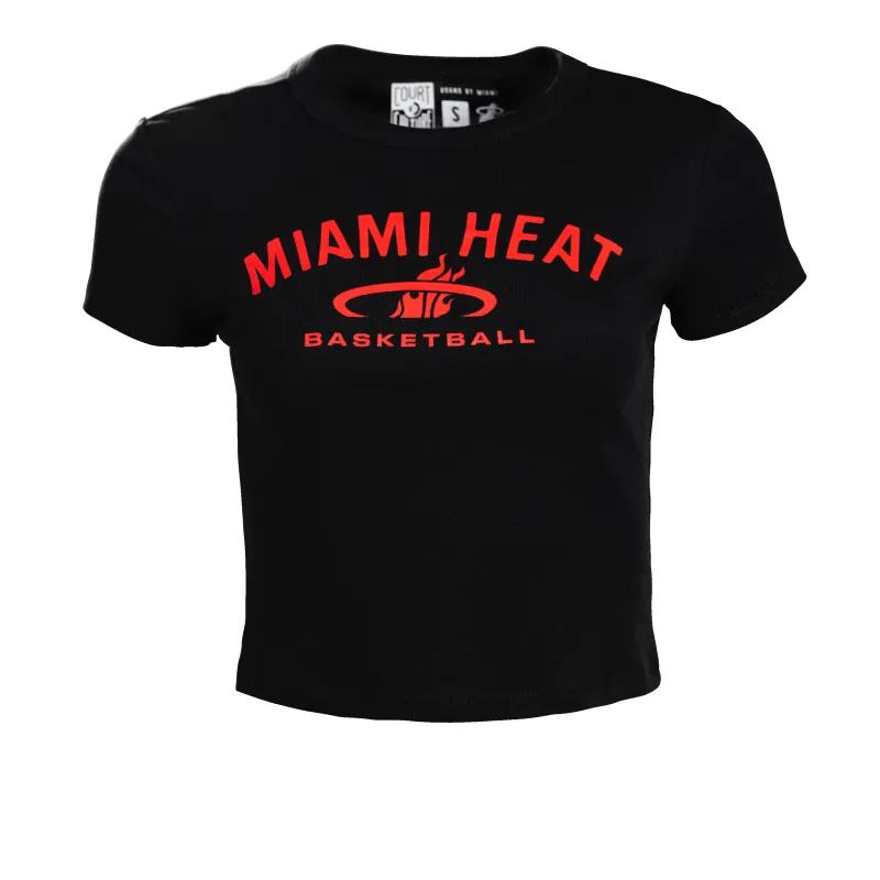 Court Culture Miami HEAT Basketball Women’s Crop sold by Miami Heat Store