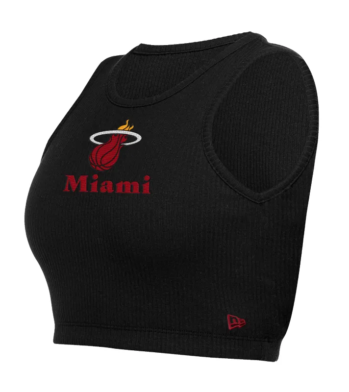 New Era Miami HEAT Cropped Women's Tank sold by Miami Heat Store