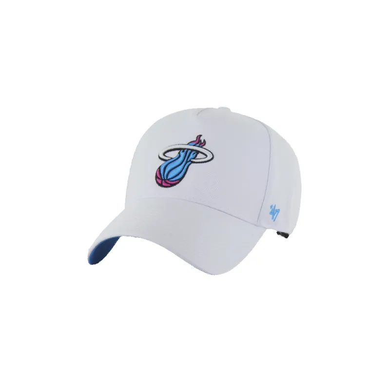 '47 Brand Miami HEAT Original Vice White Snapback sold by Miami Heat Store