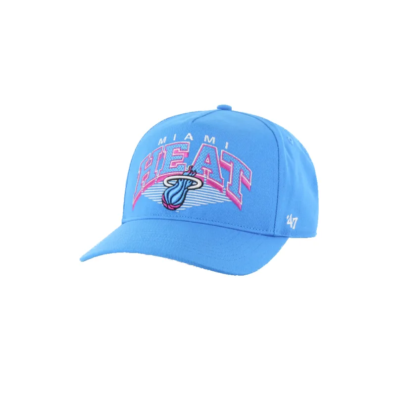 '47 Brand Miami HEAT Original Vice Blue Snapback sold by Miami Heat Store