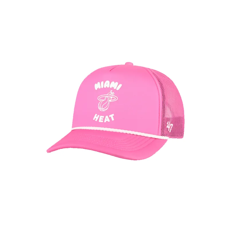 '47 Brand Miami HEAT Pink Hitch Snapback sold by Miami Heat Store