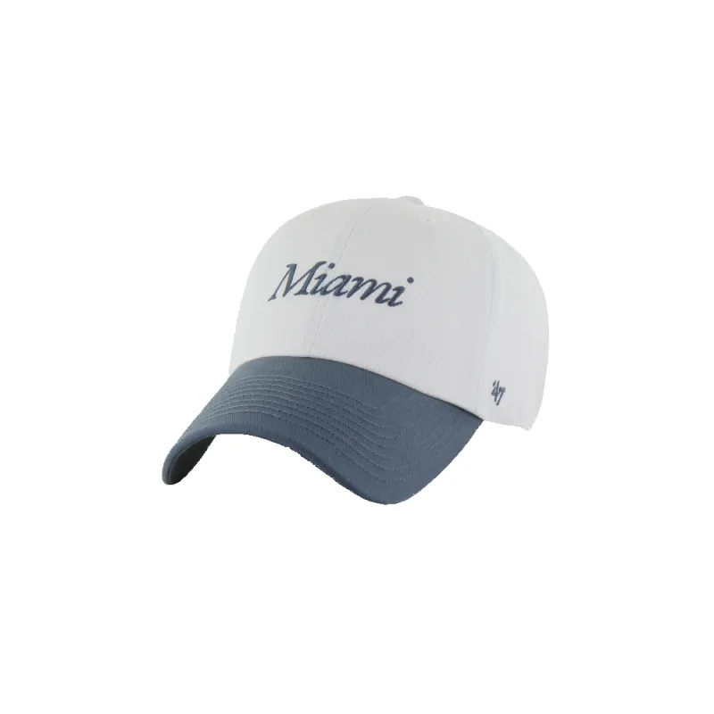 '47 Brand Miami HEAT Cream Cleanup Dad Hat sold by Miami Heat Store