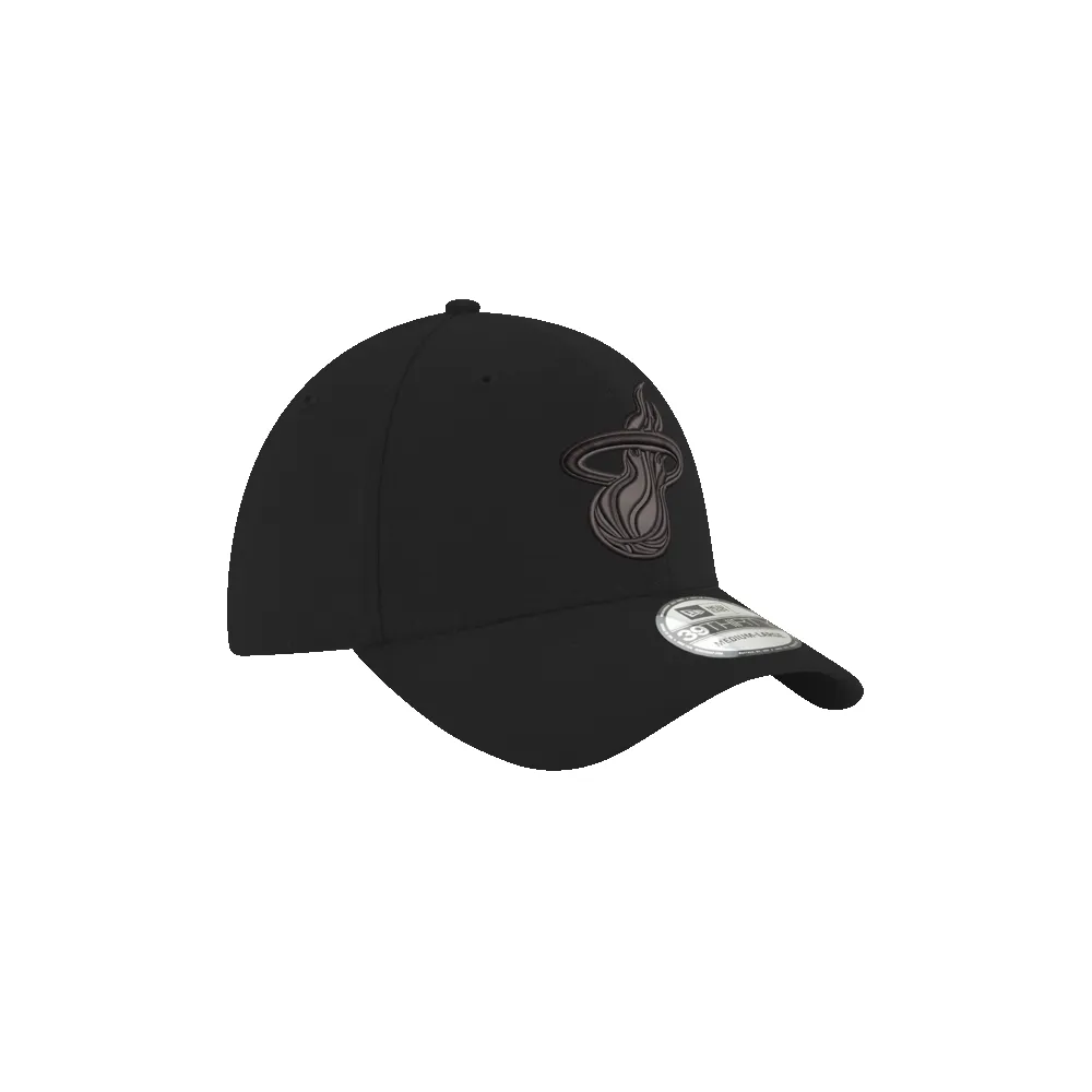New Era Miami HEAT Black Logo Flex Fit Hat sold by Miami Heat Store product image thumbnail 4