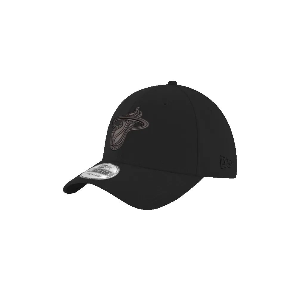 New Era Miami HEAT Black Logo Flex Fit Hat sold by Miami Heat Store product image thumbnail 3