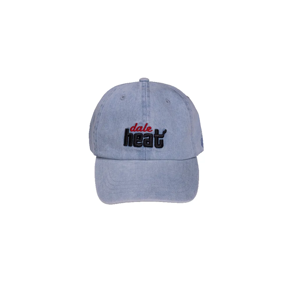 Court Culture "Dale HEAT" Denim Dad Hat sold by Miami Heat Store