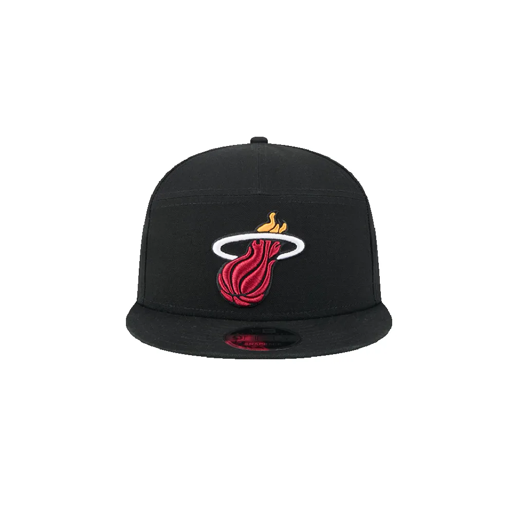 New Era Miami HEAT Cotton Canvas Snapback sold by Miami Heat Store