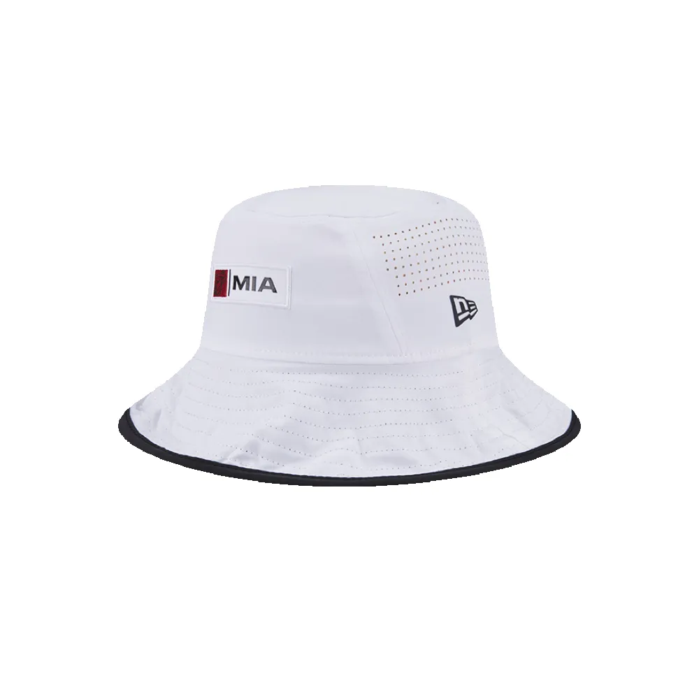 New Era Miami HEAT White Bucket Hat sold by Miami Heat Store product image thumbnail 3