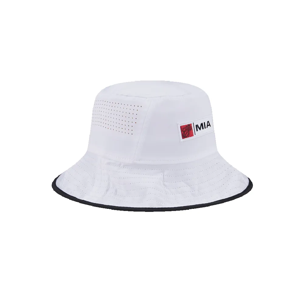 New Era Miami HEAT White Bucket Hat sold by Miami Heat Store product image thumbnail 5
