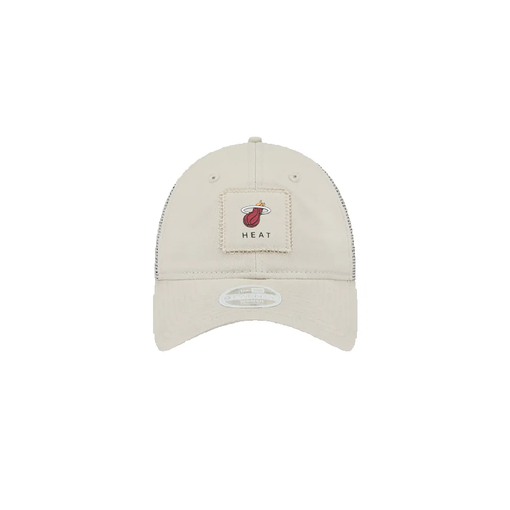 New Era Miami HEAT Stitch Trucker Women's Snapback sold by Miami Heat Store