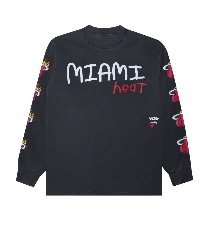 B2SS Miami HEAT Long Sleeve Tee sold by Miami Heat Store