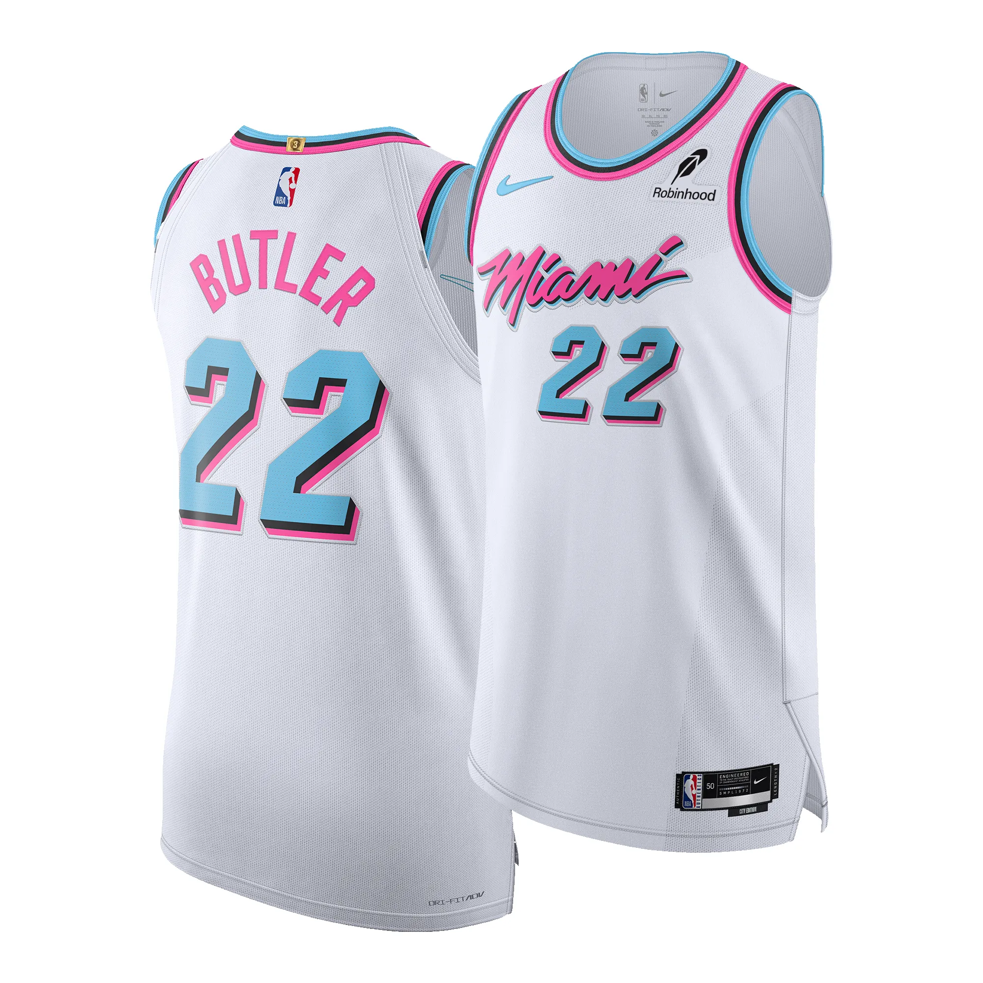 Jimmy Butler Nike Original Vice Authentic Jersey sold by Miami Heat Store product image thumbnail 3