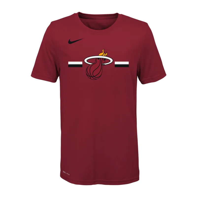 Nike Youth Red Logo Tee sold by Miami Heat Store