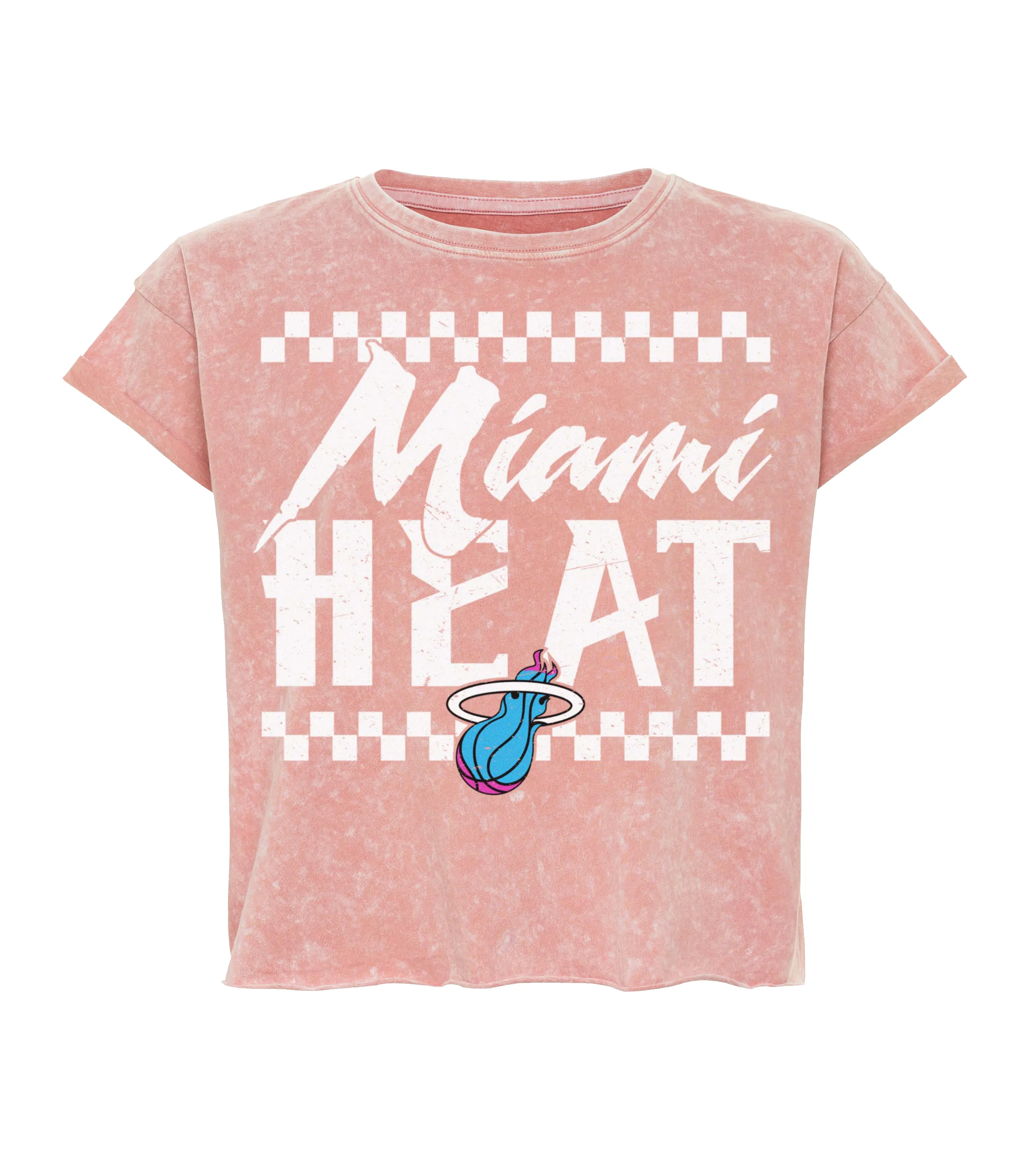 Sportiqe Miami HEAT Original Vice Coral Women's Tee sold by Miami Heat Store