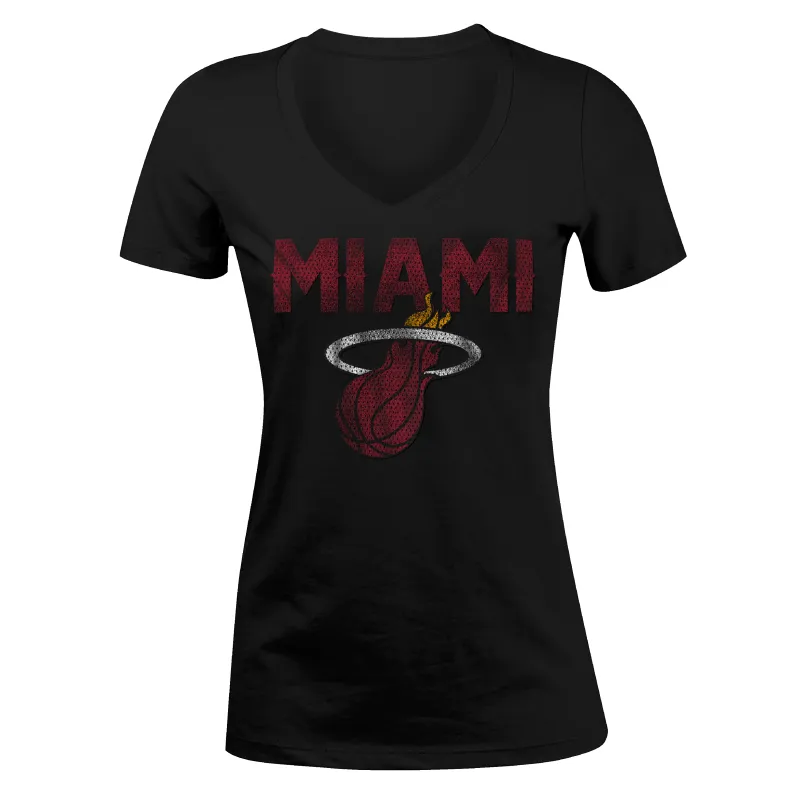 New ERA Miami Ladies VNeck sold by Miami Heat Store