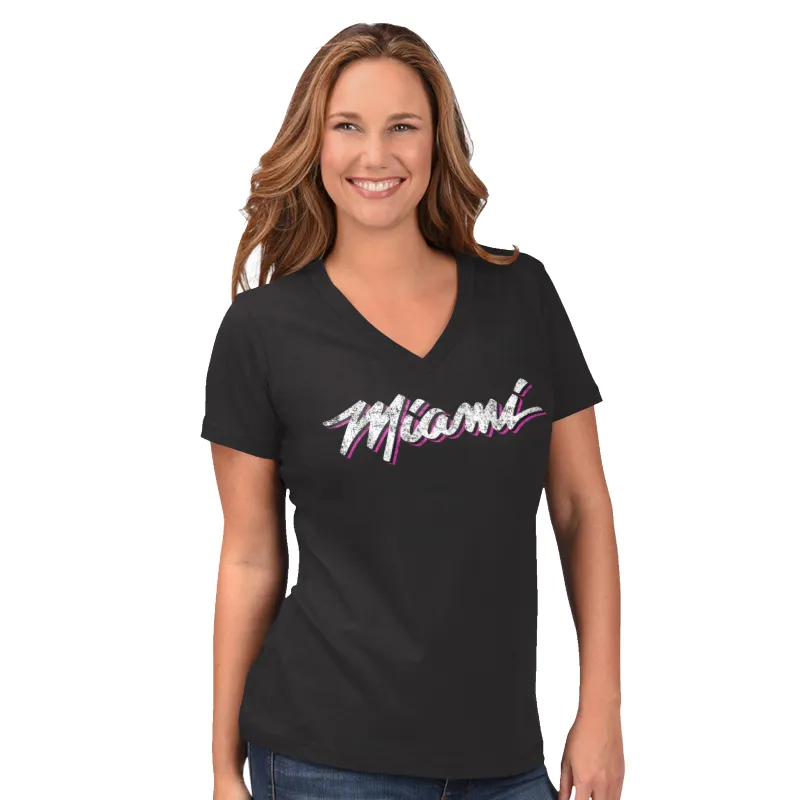 G-III Vice Wave Ladies Powerplay V-Neck sold by Miami Heat Store