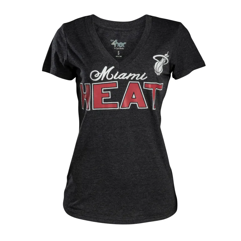 GIII Maimi HEAT Ladies Home Run Tee sold by Miami Heat Store