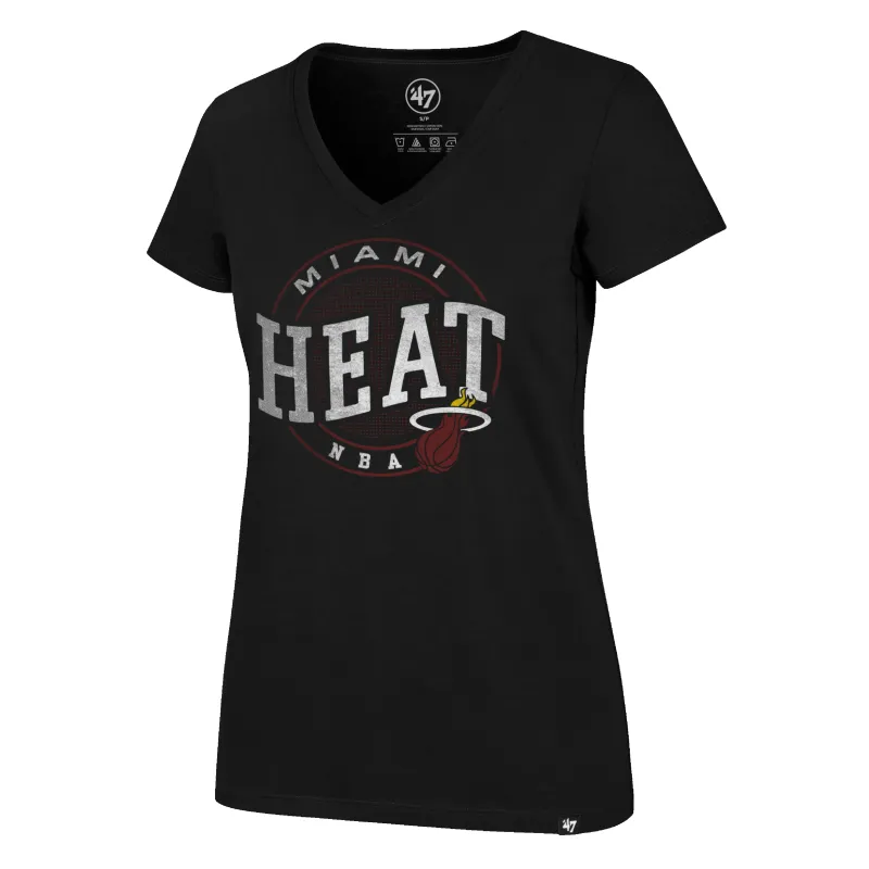 '47 Brand Ladies Ultra Rival Heat V-Neck sold by Miami Heat Store