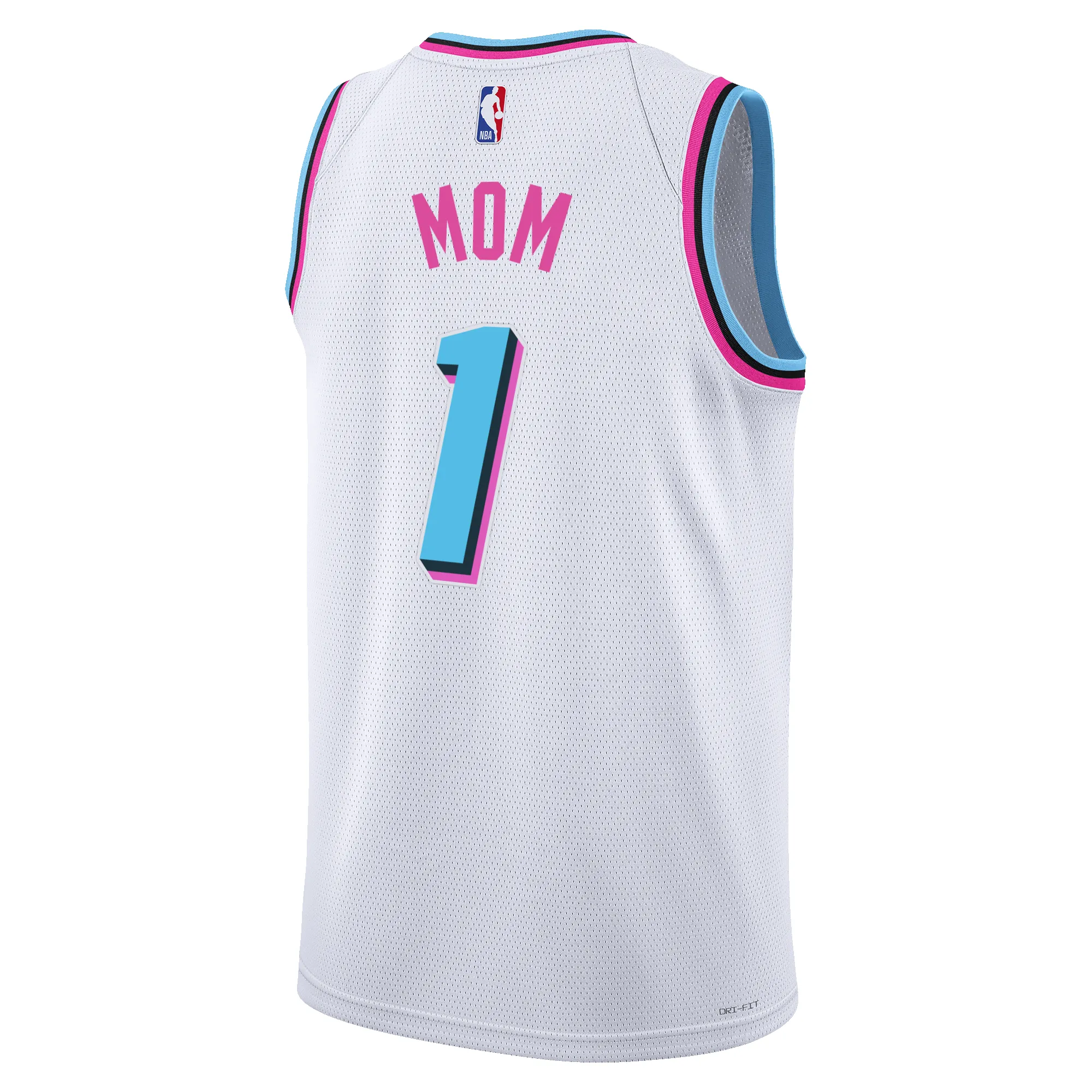 #1 Mom Nike Miami HEAT Original Vice Swingman Jersey sold by Miami Heat Store product image thumbnail 3