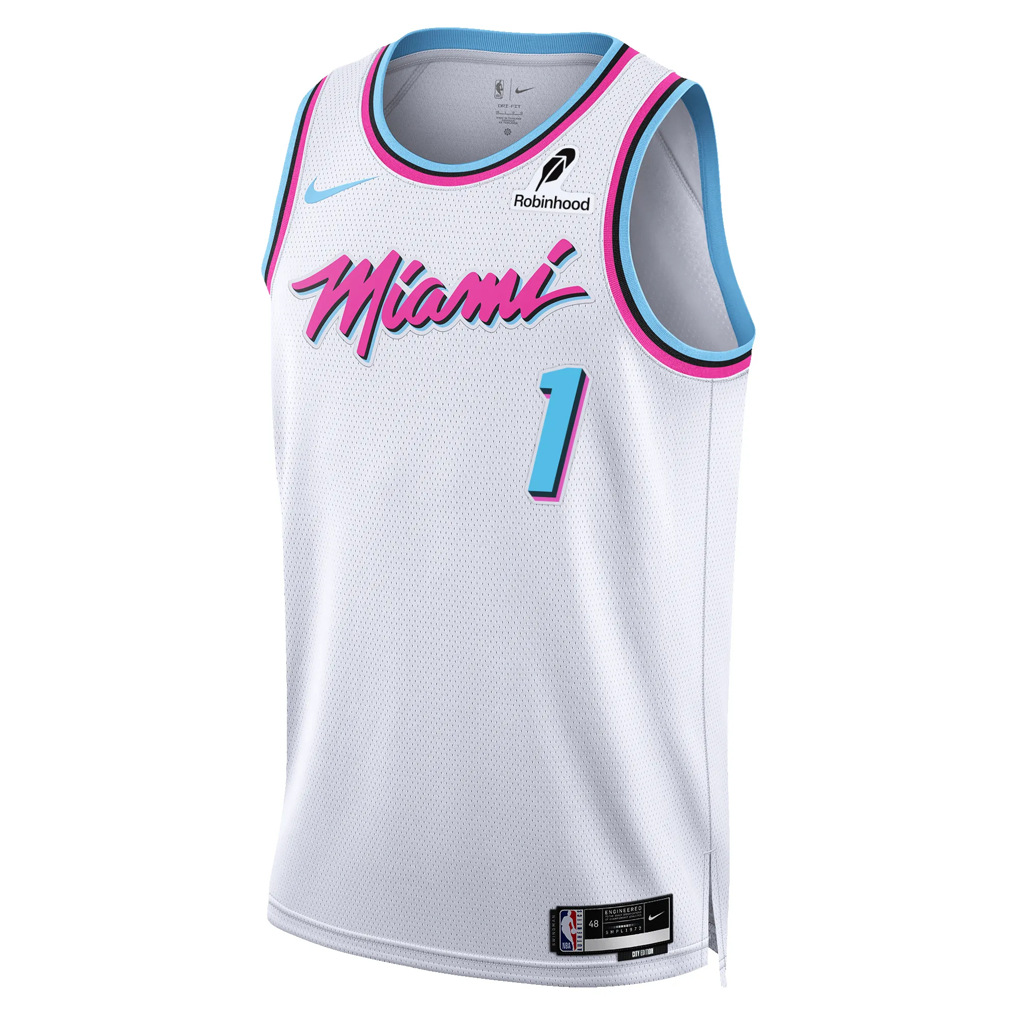 #1 Mom Nike Miami HEAT Original Vice Swingman Jersey sold by Miami Heat Store product image thumbnail 2
