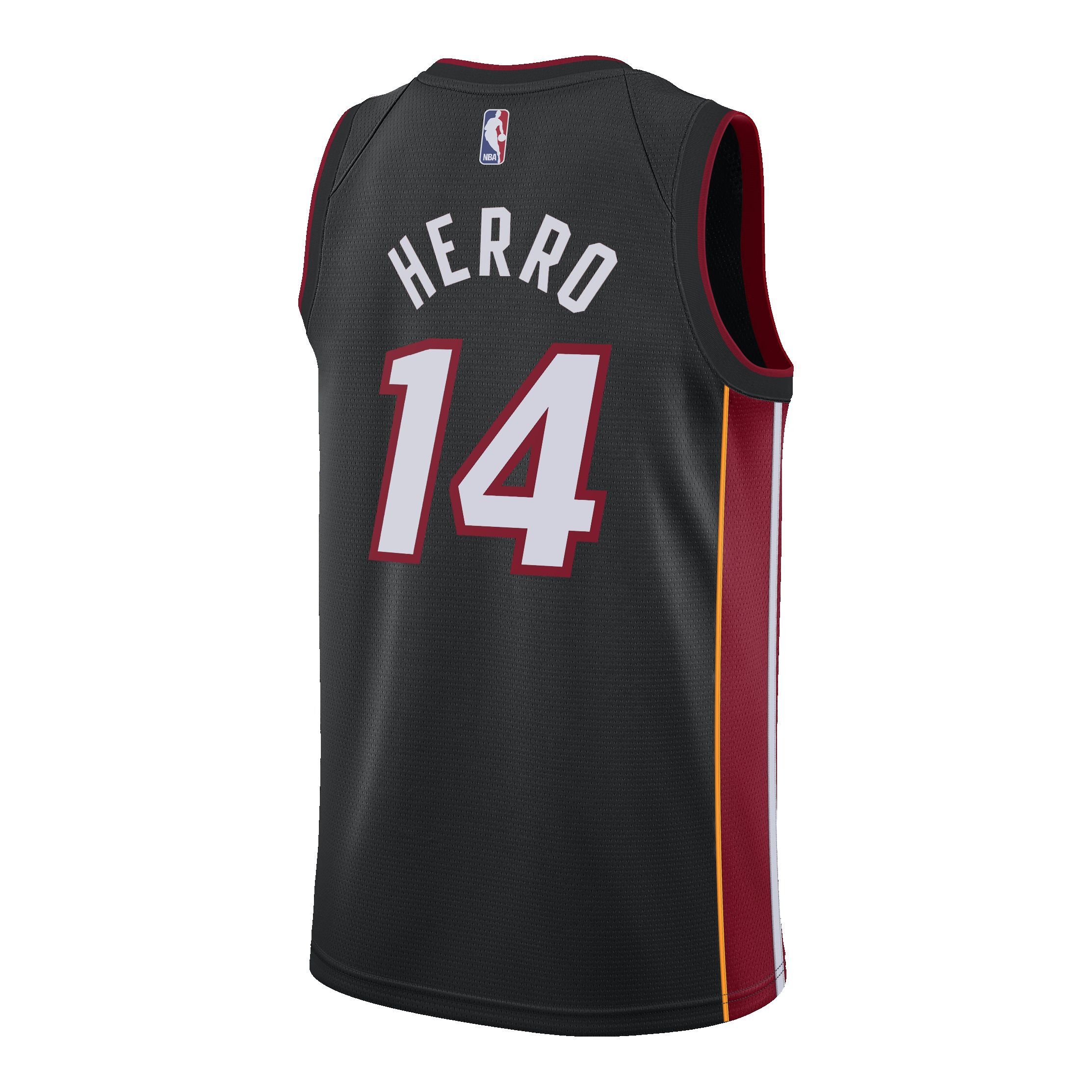 Tyler Herro Nike Icon Black Swingman Jersey sold by Miami Heat Store product image thumbnail 2