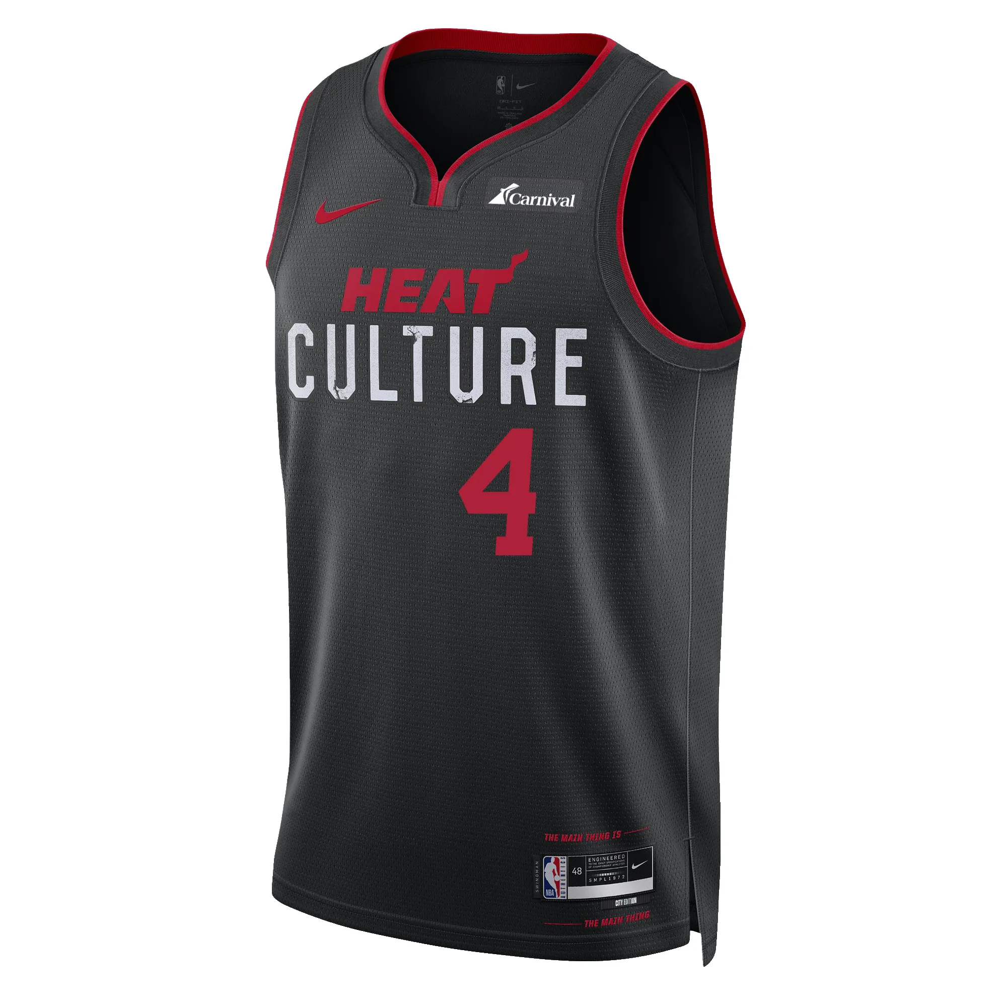 Delon Wright Nike HEAT Culture Youth Swingman Jersey sold by Miami Heat Store