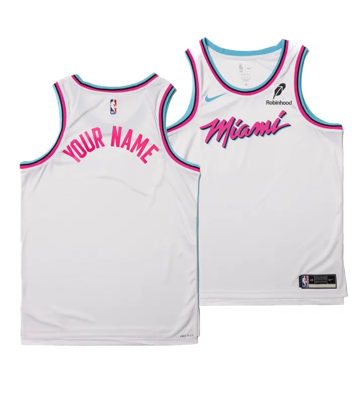 Personalized Nike Original Vice Swingman Jersey - Summer Mashup sold by Miami Heat Store