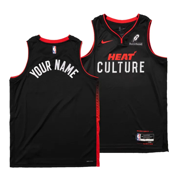 Personalized Nike HEAT Culture Swingman Jersey - Summer Mashup sold by Miami Heat Store