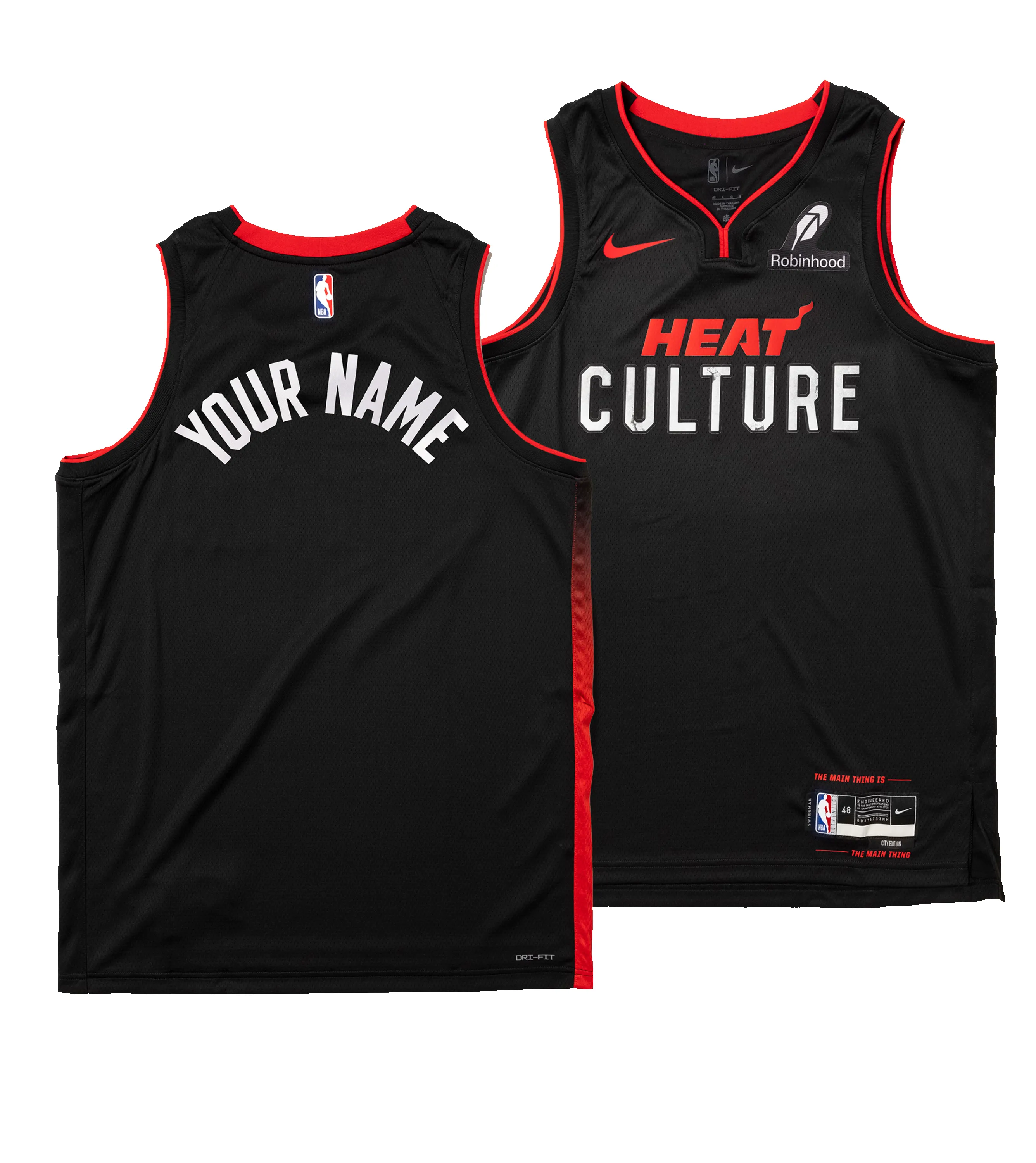 Personalized Nike HEAT Culture Swingman Jersey - Summer Mashup sold by Miami Heat Store